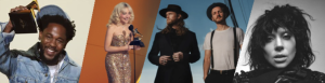 (Pictured L–R: Kendrick Lamar, Sabrina Carpenter, The Lumineers, & Lady Gaga) 